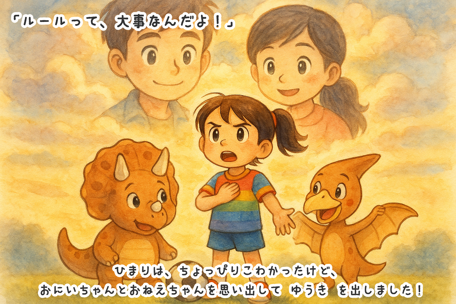 ひまちゃんの絵本の8ページ目
